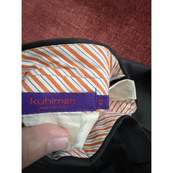 Vintage Kuhlman Brown Wool Trouser Made in Italy, Size 32 - Picture 3 of 3